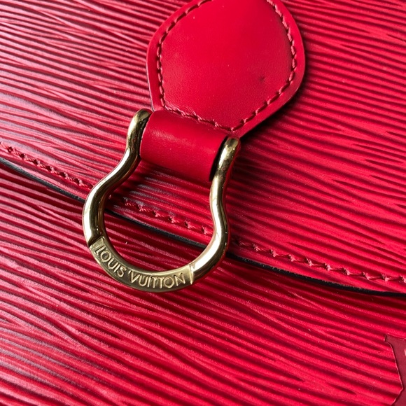 Louis Vuitton Mini Saint Cloud Shoulder bag EPI Red - Picture 6 of 11
